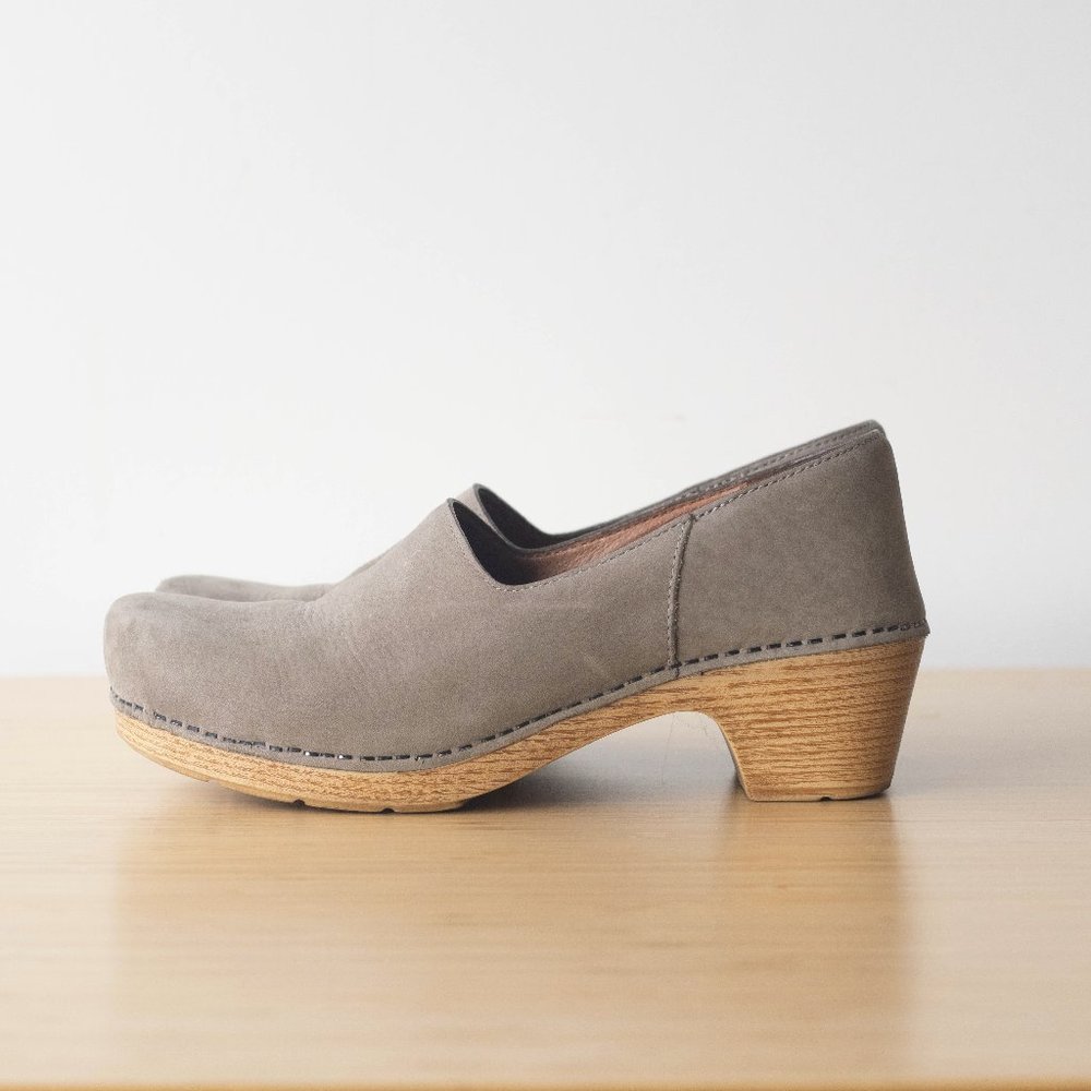 Nubuck Leather Clogs